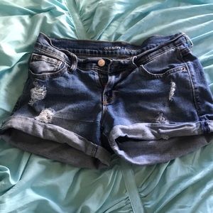 Old Navy ripped jean shorts